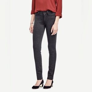 NWT Ann Taylor Petites Modern Fit Skinny Pants Gray 2P